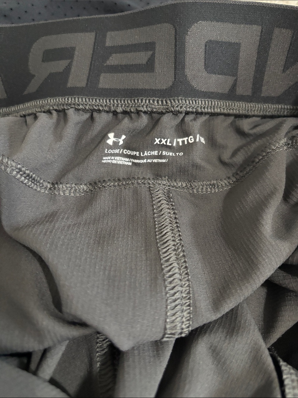 Under Armour Black and Gray lightweight loose fit joggers - Picture 2 of 2